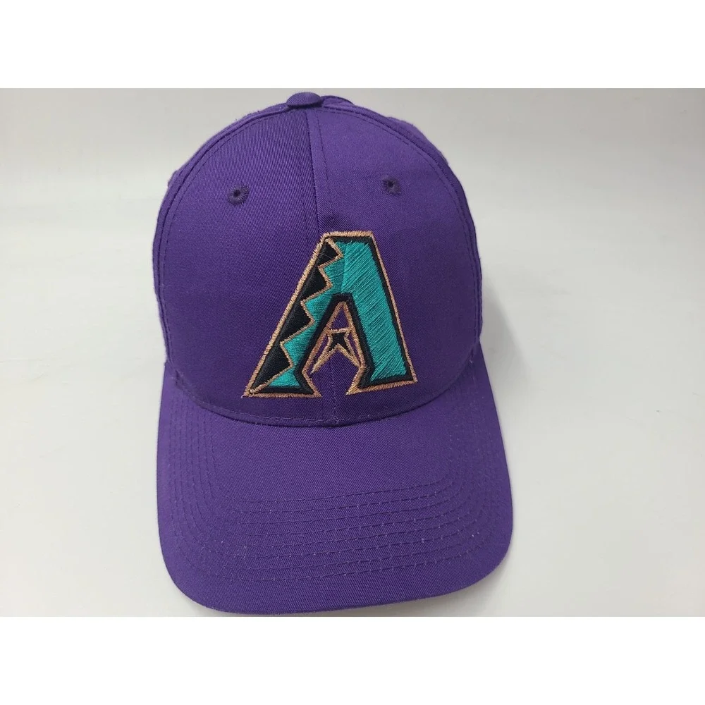 Vintage Arizona‎ Diamondbacks S-M Outdoor Cap Snapback Hat Men Women MLB Purple